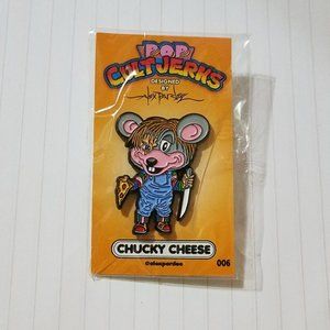 Child's Play Enamel Pin - Chucky Chuck E Cheese's Alex Pardee Horror Cult